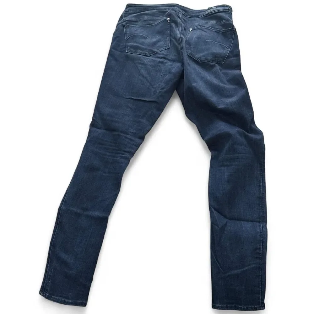 G-star Men's Navy and Blue Jeans